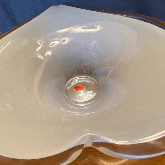 Vintage Murano Lavorazione Arte heart shaped bowl - Picture 5 of 11